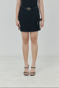 Signature Noir Crepe Skort