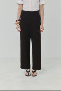 Café Noir High‑Waisted Wide‑Leg Trousers