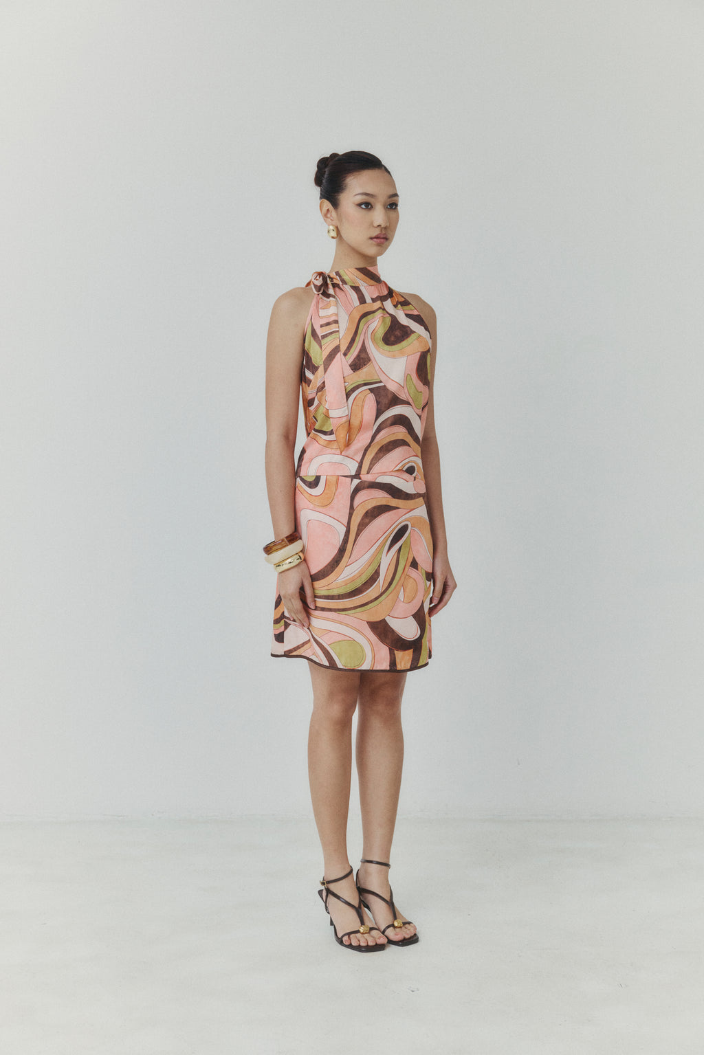 Abstract Harmony Mini Skirt