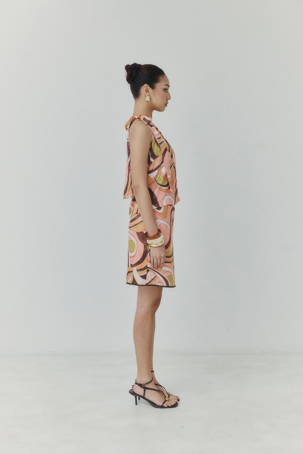 Abstract Harmony Mini Skirt