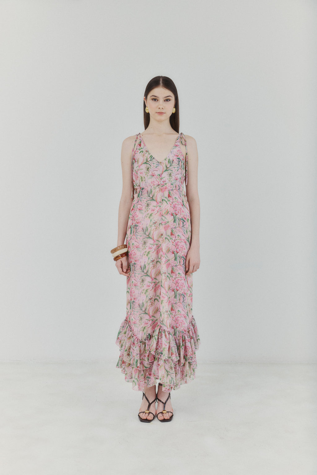 Botanical Symphony Maxi Dress