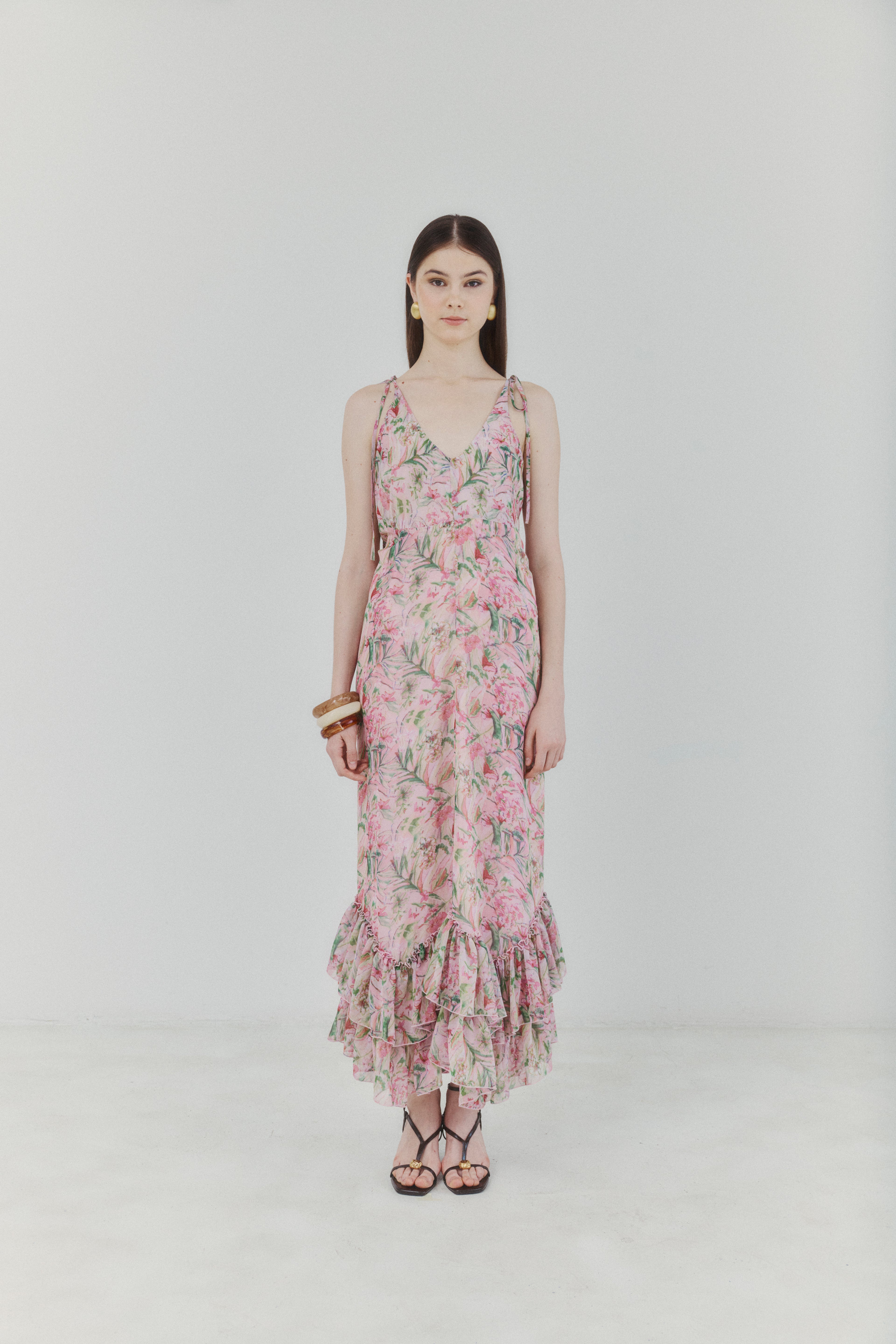 Botanical Symphony Maxi Dress