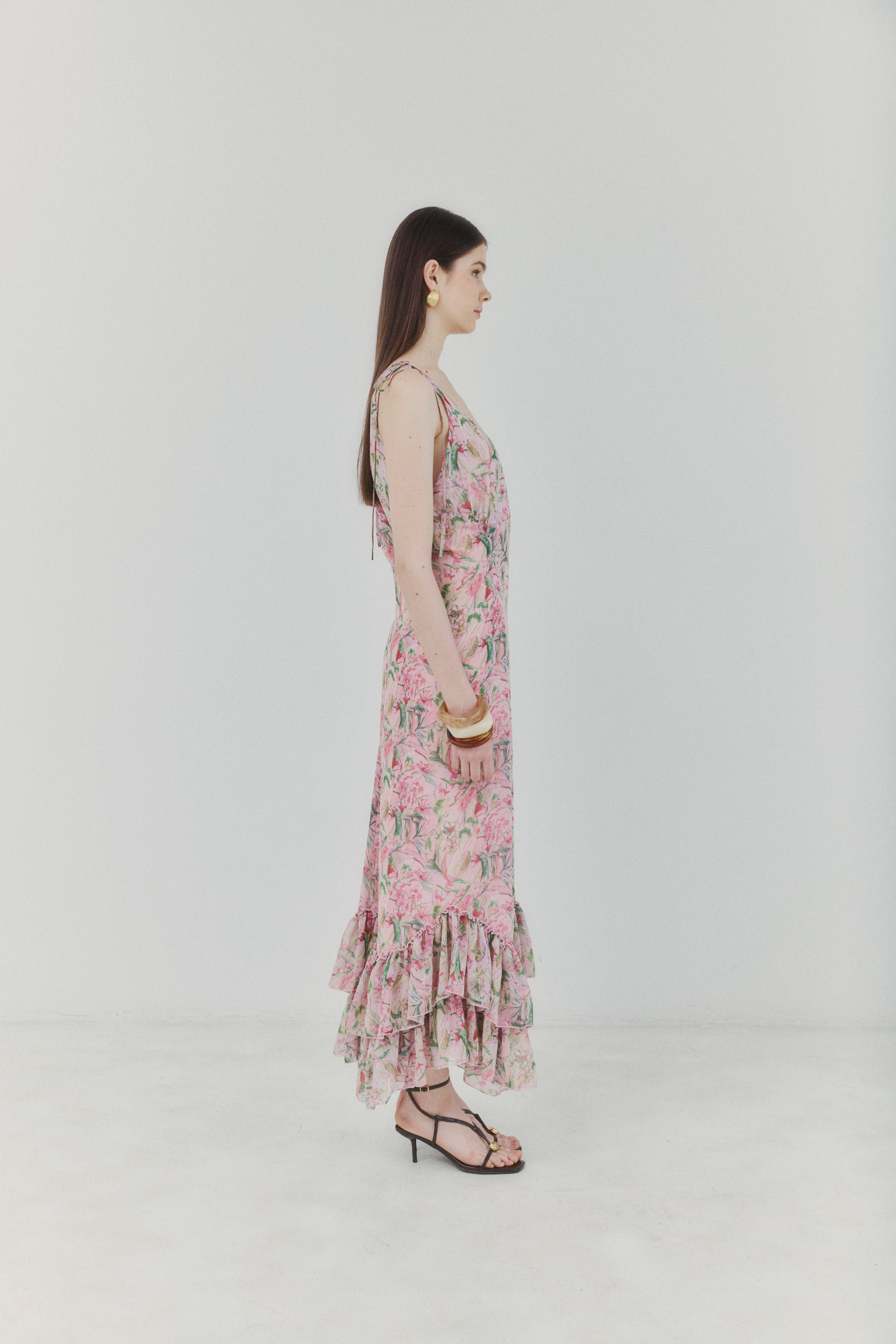 Botanical Symphony Maxi Dress