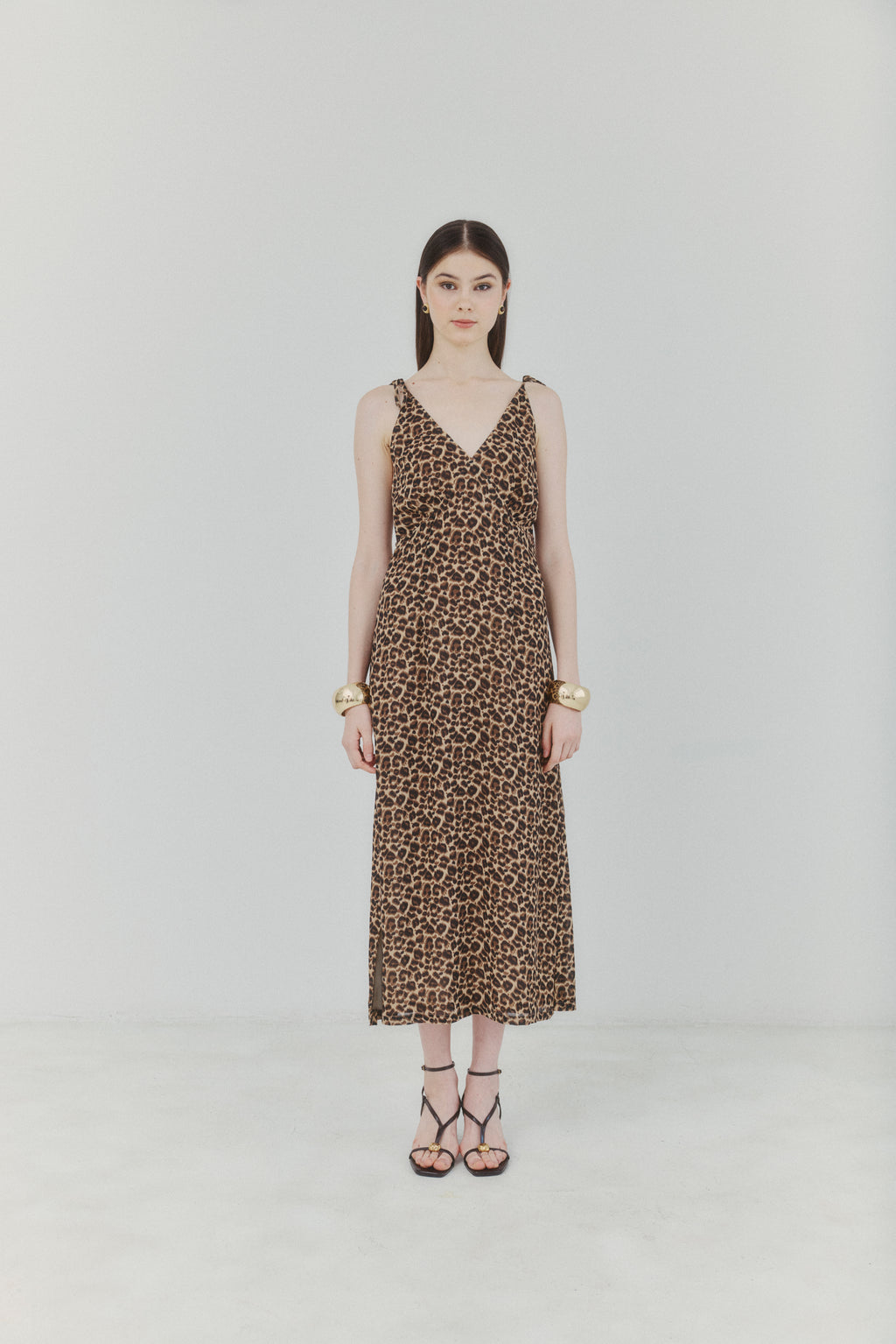 Savannah Leopard Maxi Dress