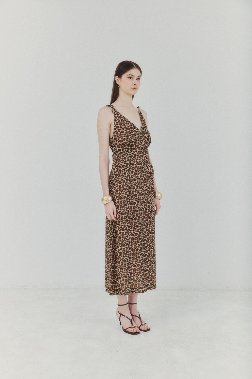 Savannah Leopard Maxi Dress