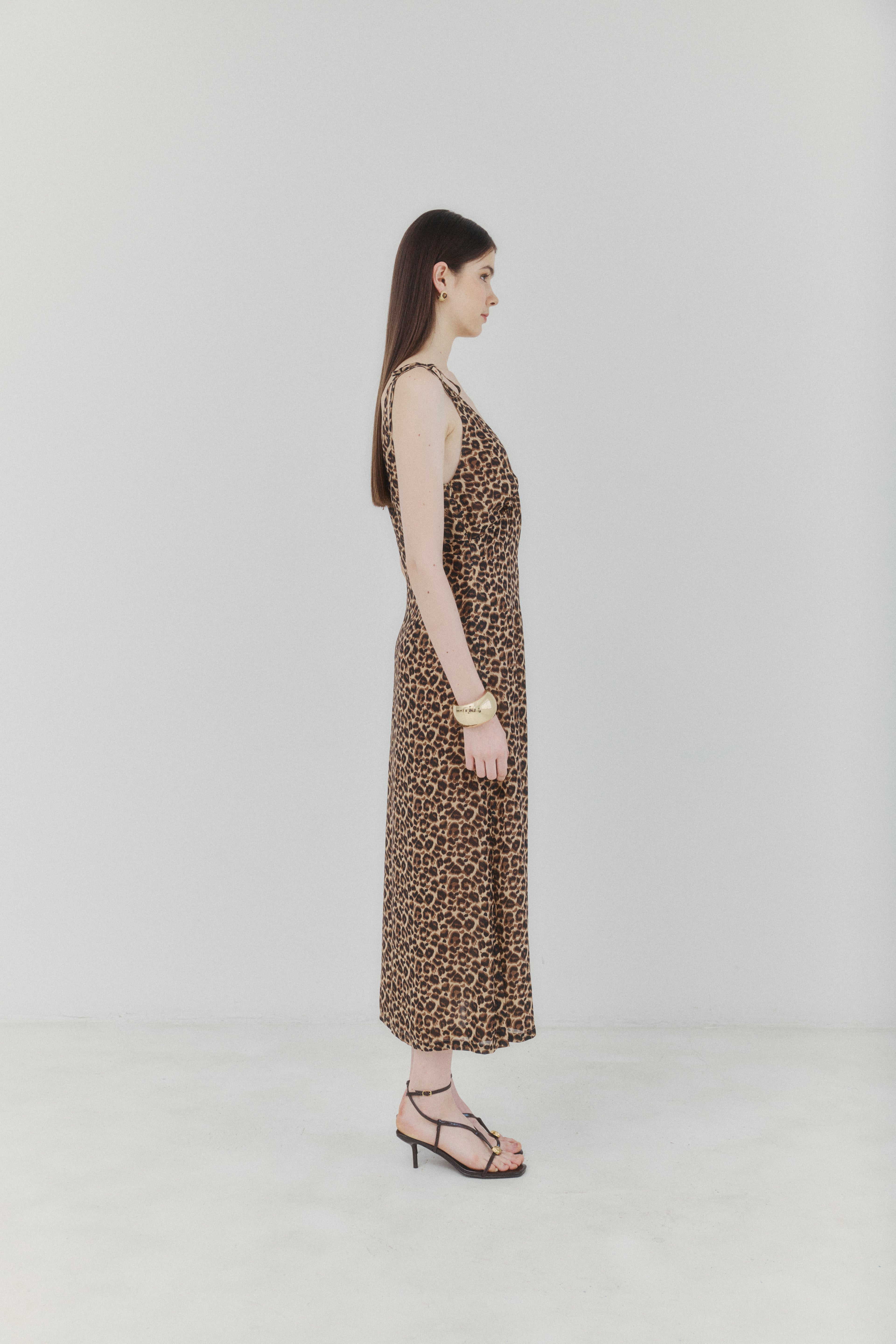 Savannah Leopard Maxi Dress