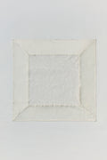 Ivory Cotton Lace-embroidered Scarf